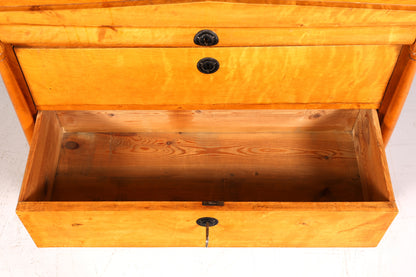 Wunderschöne Original Biedermeier Kommode Antik um 1880 Schubladenkommode Sideboard
