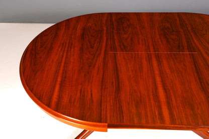 Wunderschöner Mid Century Esstisch rund ausziehbar Echt Holz Vintage Tisch Retro Danish Design Küchentisch Esszimmertisch