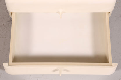 Seltene Mid Century Kommode Space Age Module Nachttisch Design Frankreich Vintage Schubladenkommode 5 von 5