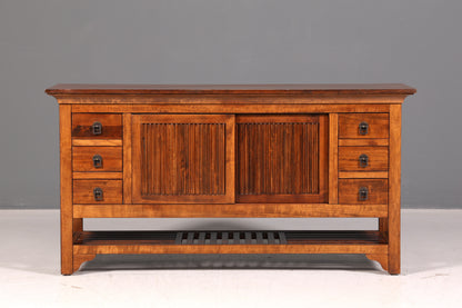 Wunderschönes Kolonial Stil Sideboard Englisch Echt Holz TV Schrank Anrichte Buffet Kommode Vintage