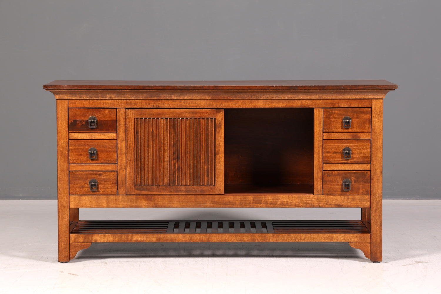 Wunderschönes Kolonial Stil Sideboard Englisch Echt Holz TV Schrank Anrichte Buffet Kommode Vintage