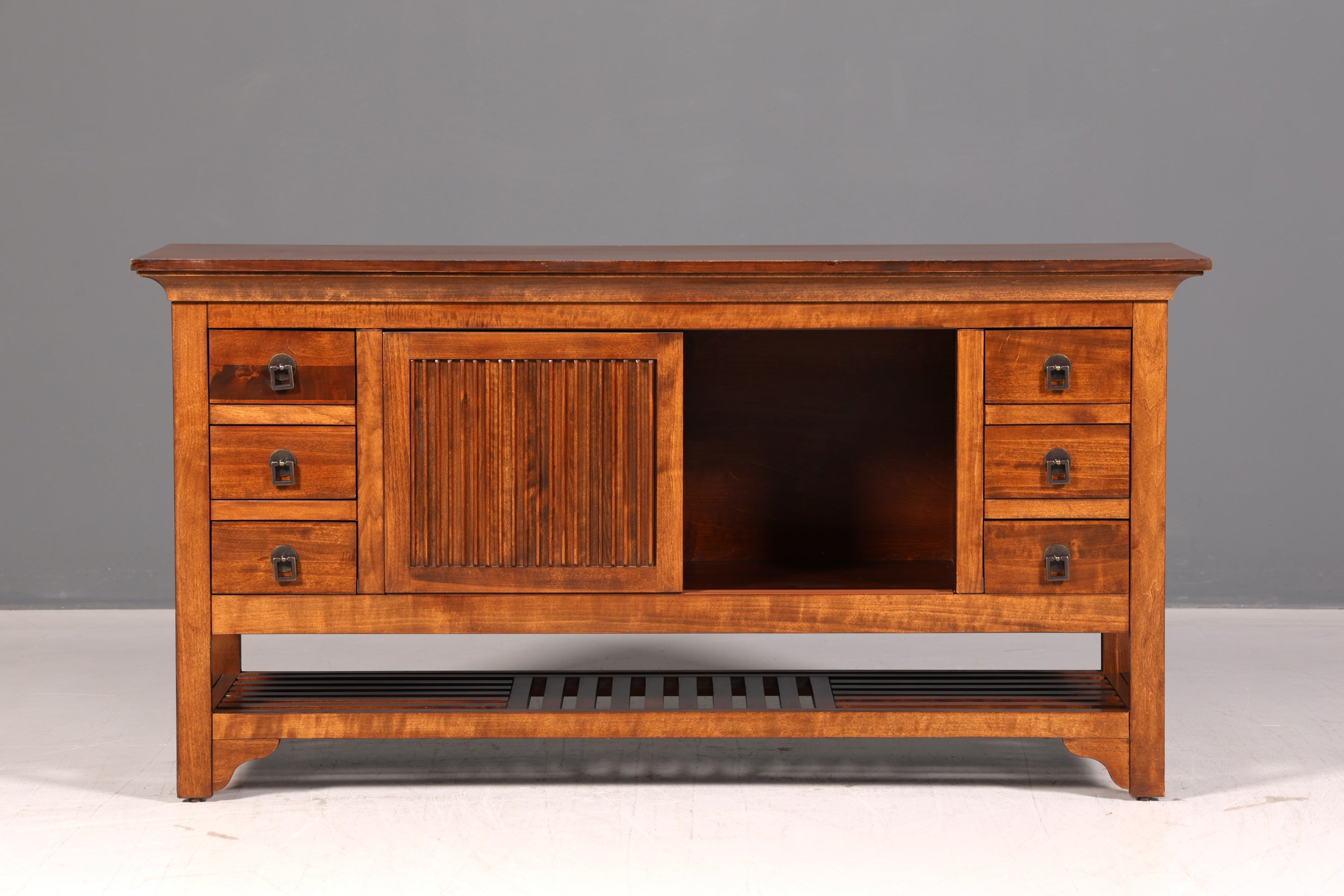 Wunderschönes Kolonial Stil Sideboard Englisch Echt Holz TV Schrank Anrichte Buffet Kommode Vintage