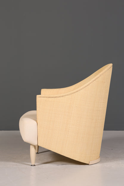 Wunderschöner Bonacina Sessel Design Italienisch Armlehnsessel Musa designed by Steven Schilte Lounge Sessel