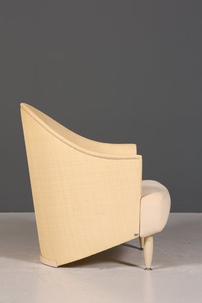 Wunderschöner Bonacina Sessel Design Italienisch Armlehnsessel Musa designed by Steven Schilte Lounge Sessel