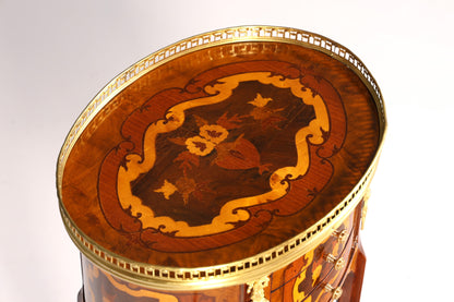 Traumhafter Barock Louis XV Stil Beistelltisch Ablagetisch massiv Kommode Antik Stil