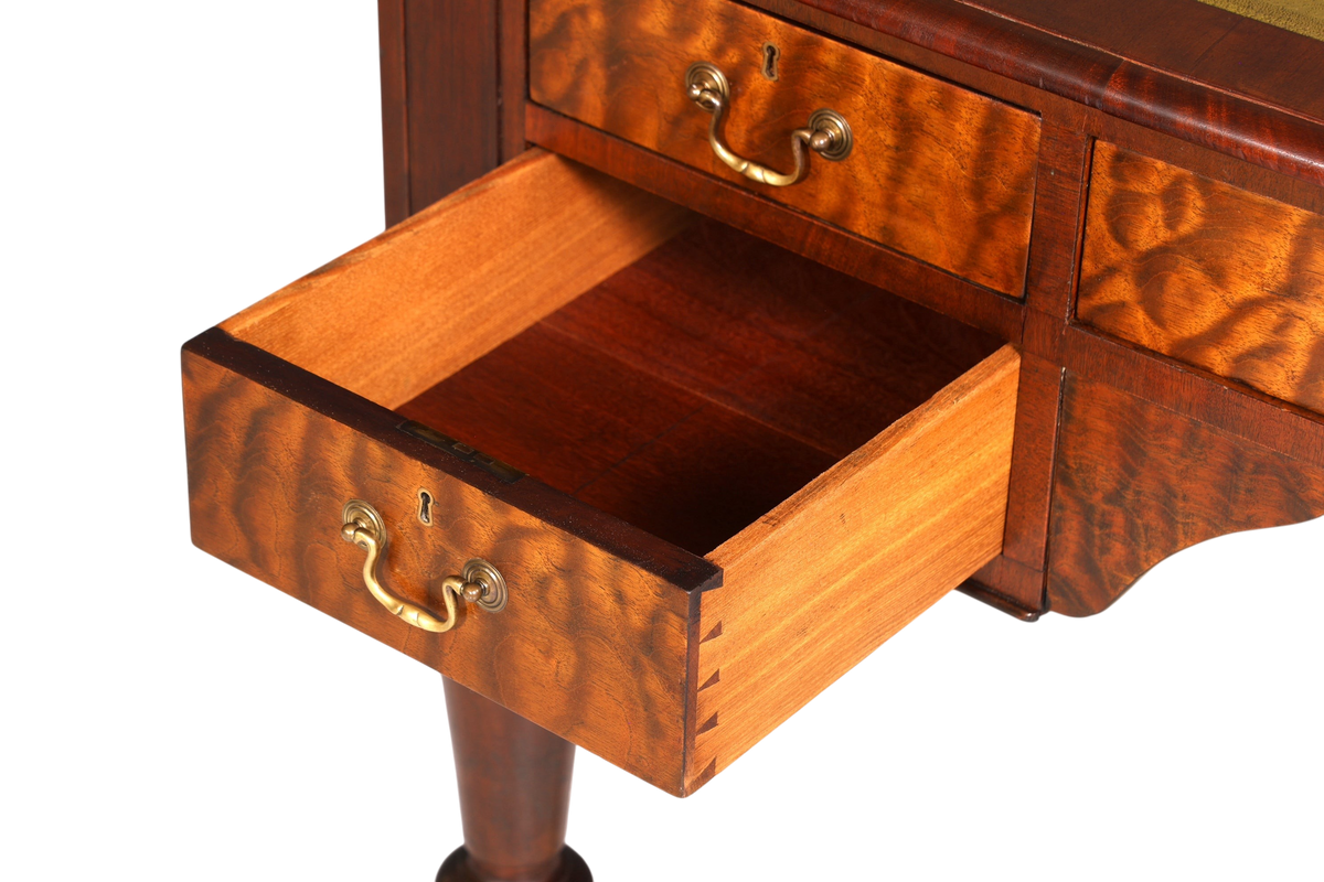 Wunderschöner Englischer XXL Schreibtisch Englisch Partner Desk Leder Auflage Antik Stil Bürotisch Office Desk