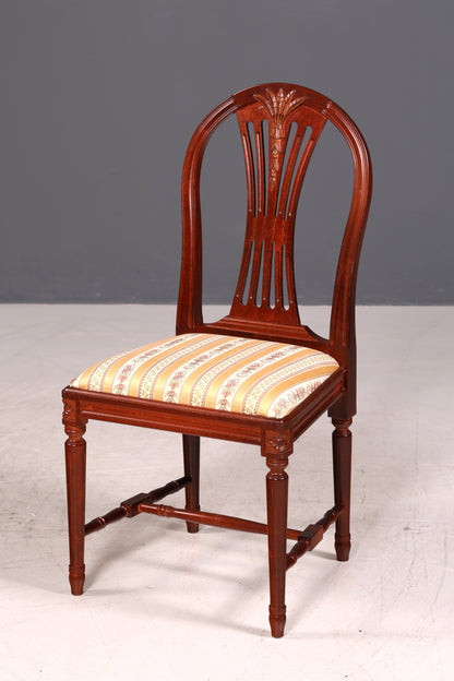 G452 Finish cm 4x Edle Englische Stühle Englisch Dining Chairs Antik 60er Jahre Küchenstühle Stuhlset (Kopie)