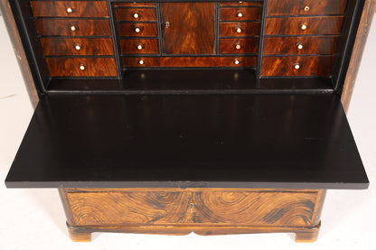 Stilvoller Biedermeier Sekretär Vertiko Antik Kommode Louis Philippe Schreibkommode