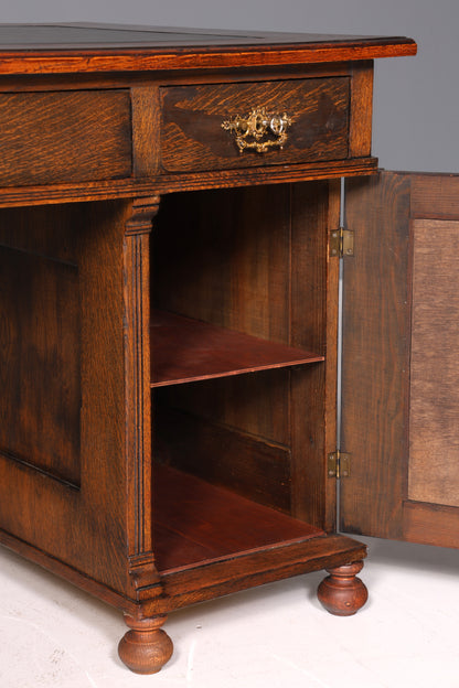 Traumhafter Jugendstil Schreibtisch Gründerzeit Bürotisch echt Holz Desk Office Table