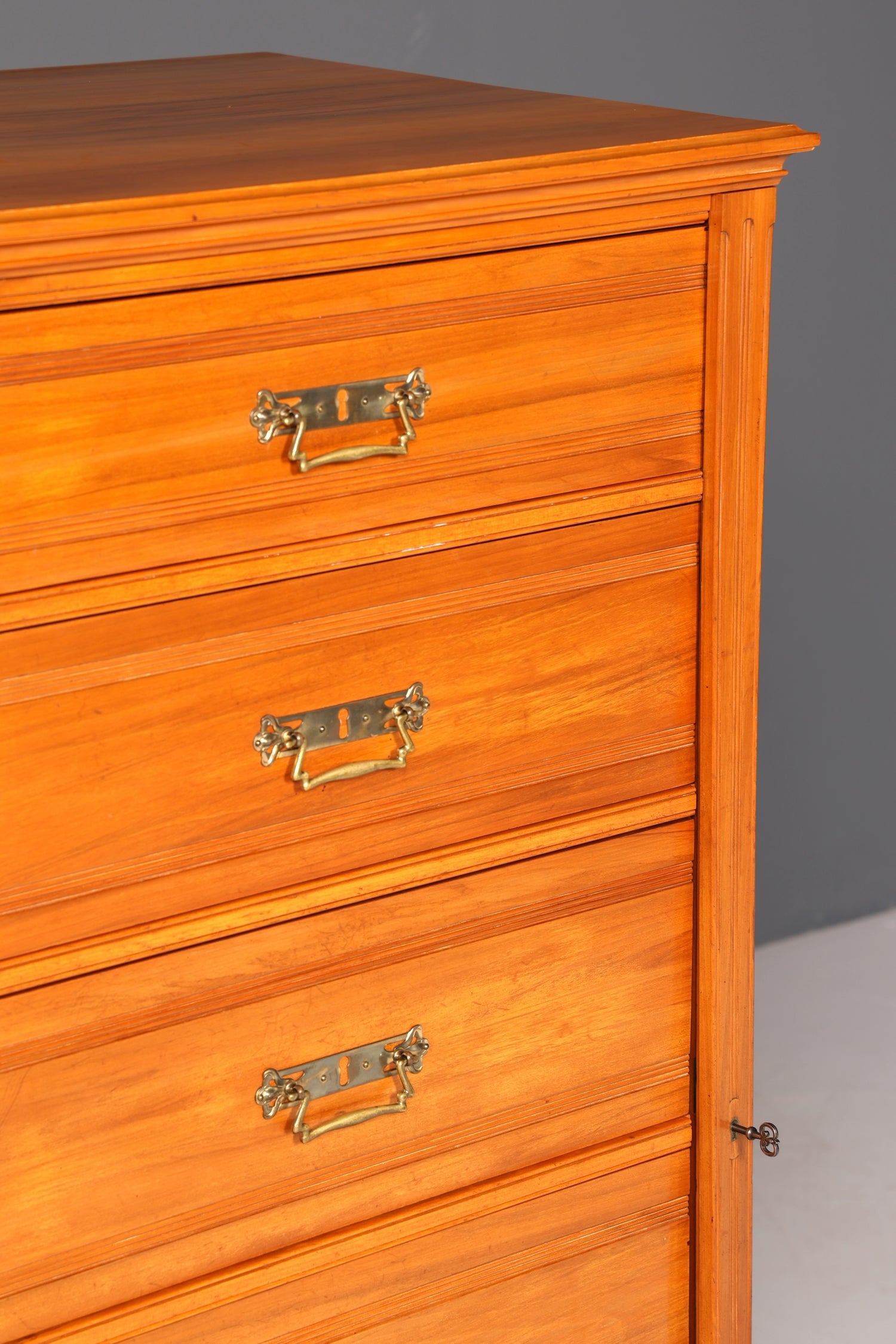 G457 Finish Wunderschönes Gründerzeit Vertiko Louis Philippe Kommode um 1880 Schubladenkommode (Kopie)