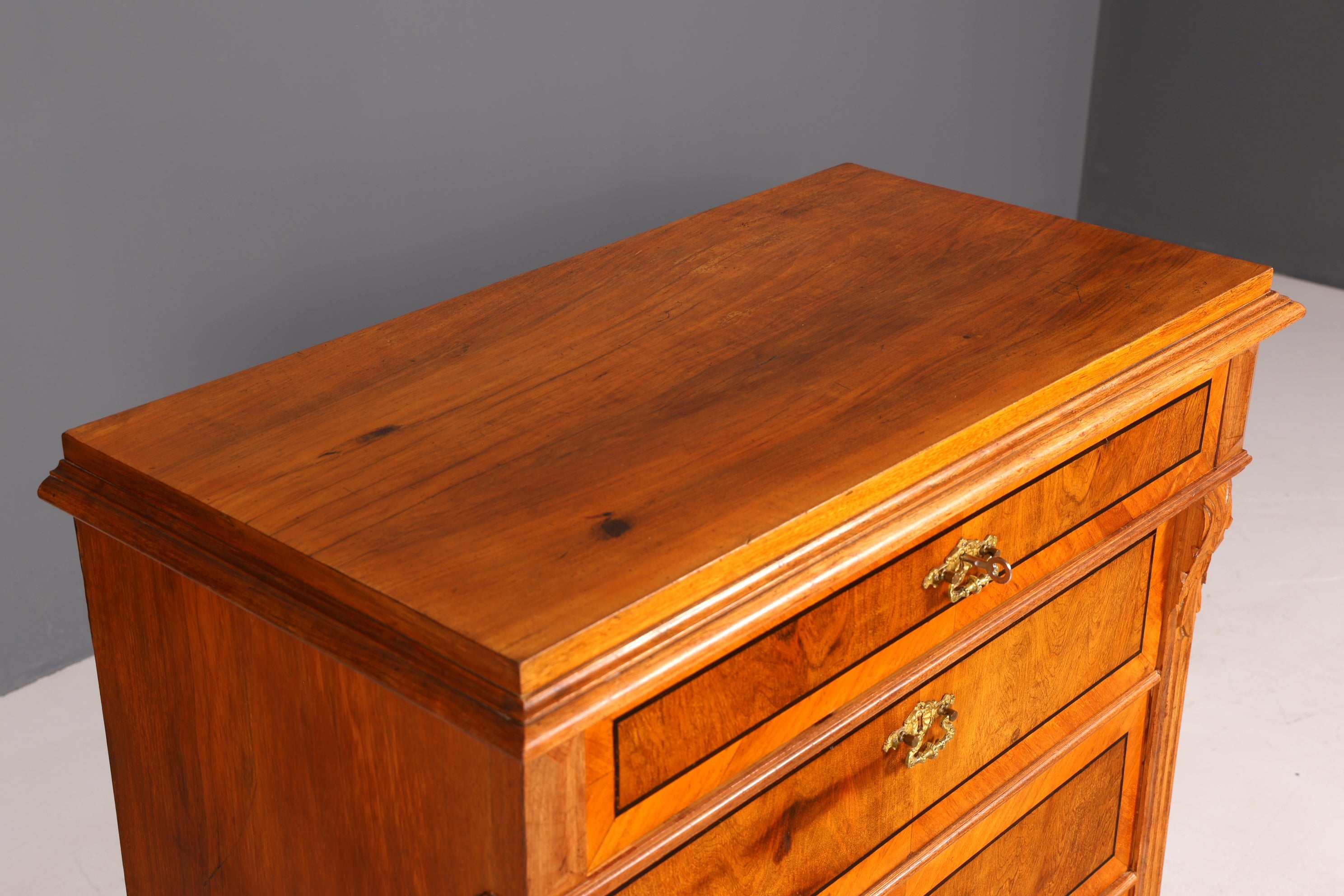 G468 Finish cm Wunderschöne Gründerzeit Kommode Jugendstil Vertiko Schubladenkommode Antik Wäschekommode (Kopie) (Kopie) (Kopie)