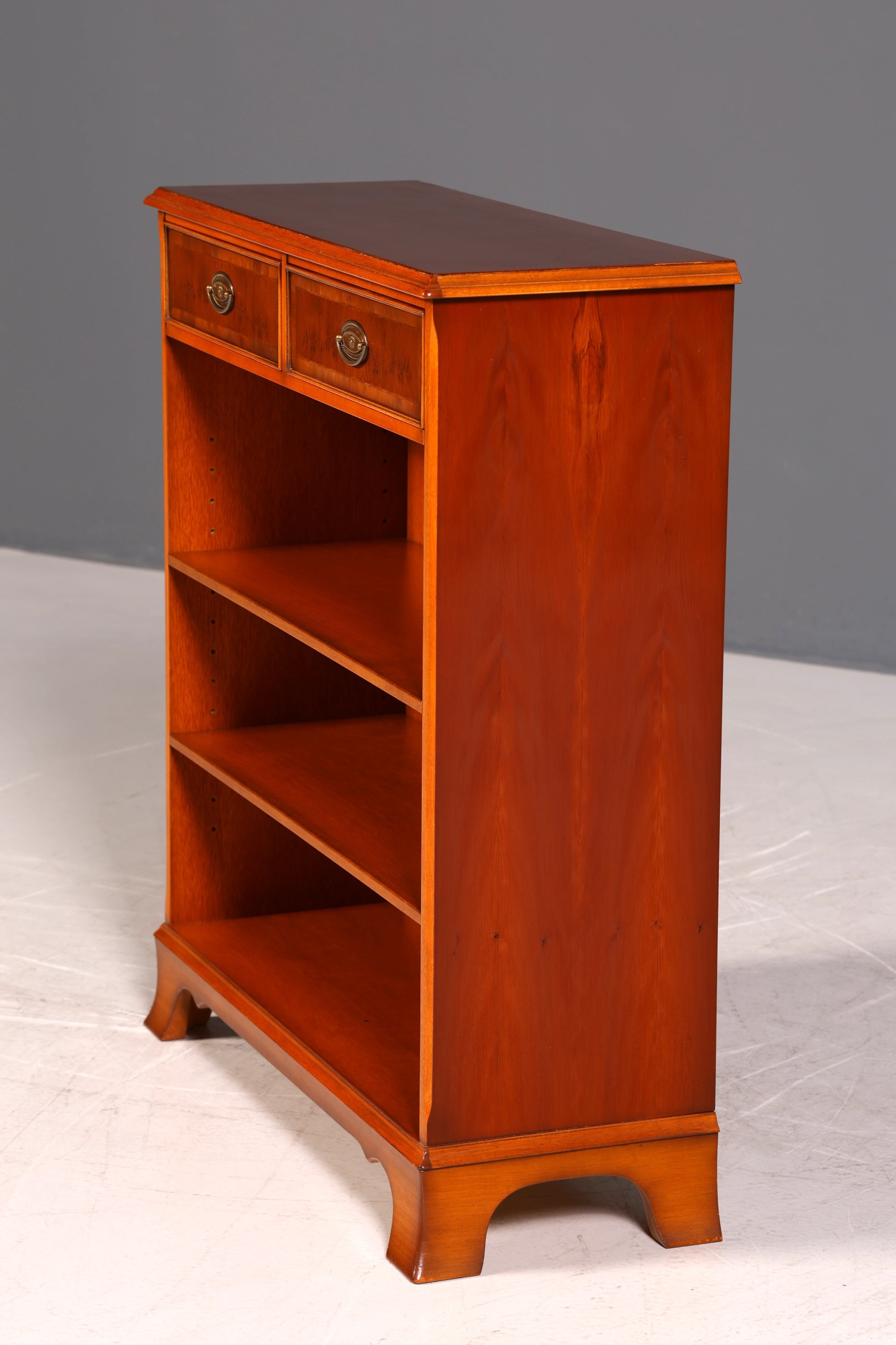 G470 Finish cm HELDENSE Wunderschönes Englisches Bücherregal Eibe Antik Regal Bookshelf Buchablage 60s (Kopie)