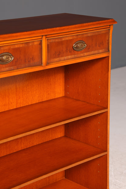 G470 Finish cm HELDENSE Wunderschönes Englisches Bücherregal Eibe Antik Regal Bookshelf Buchablage 60s (Kopie)