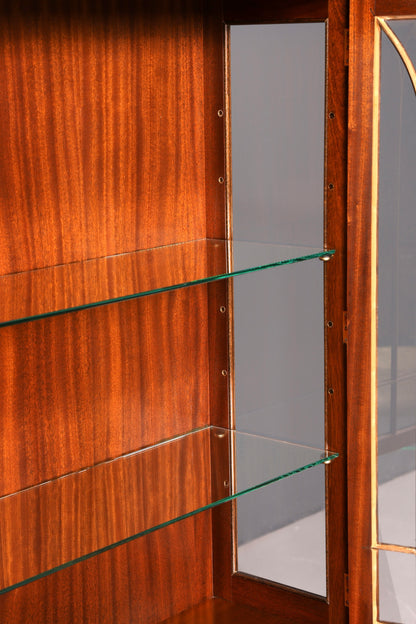 G471 Finish cm Wunderschöne Englische Vitrine Bibliothek Bücherschrank UK Buffet Schrank 60s Jahre (Kopie)