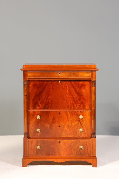 Wunderschöner Original Biedermeier Sekretär um 1860 Englisch Kommode Antik Bürokommode