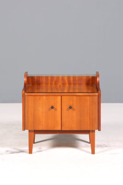 E838 Finish Wunderschöne Mid Century Kommode Vintage Nachttisch 60s Schubladenkommode