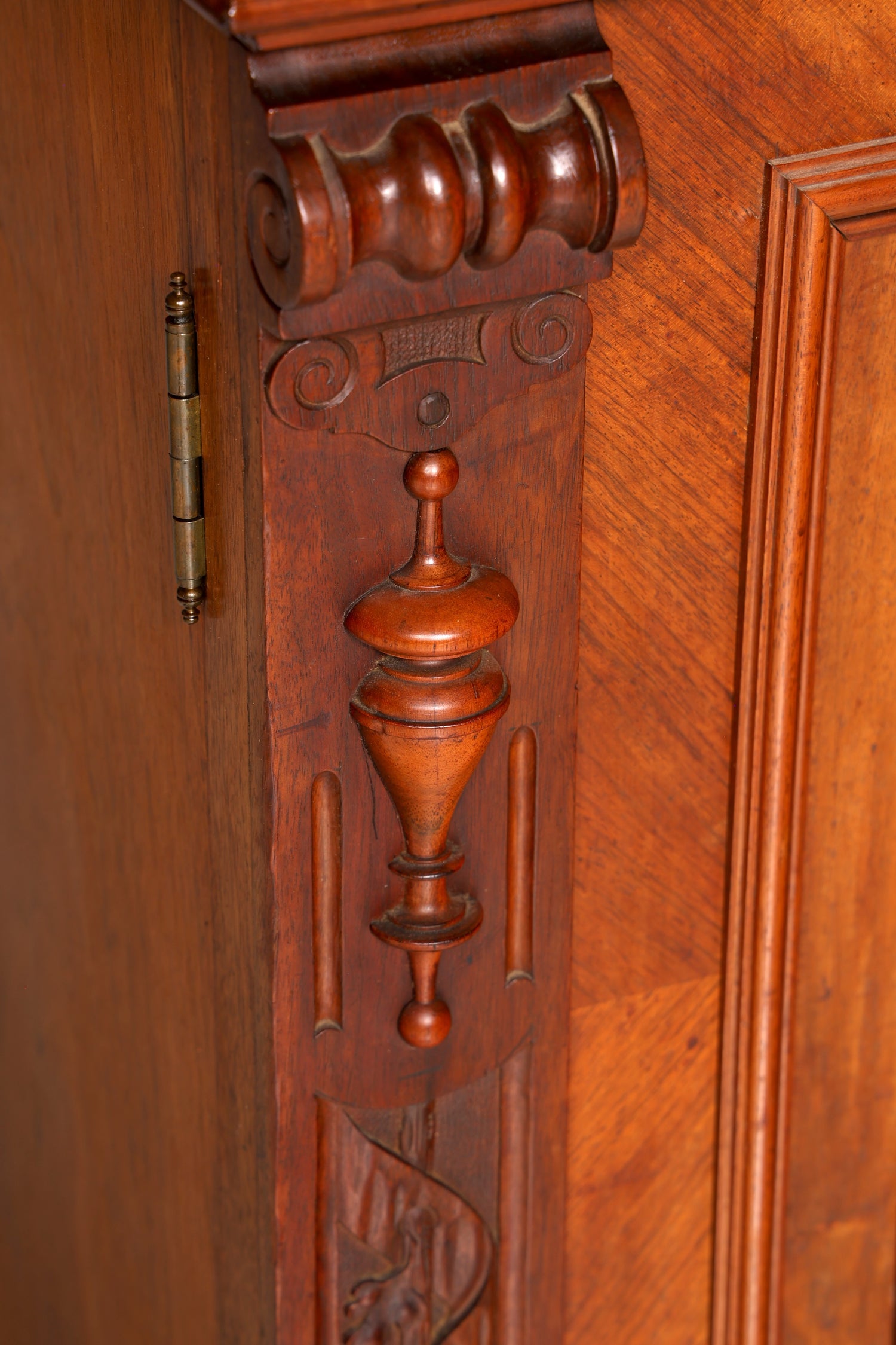 Wunderschöner Gründerzeit Sideboard Antik Nussbaum Schrank Kommode um 1890