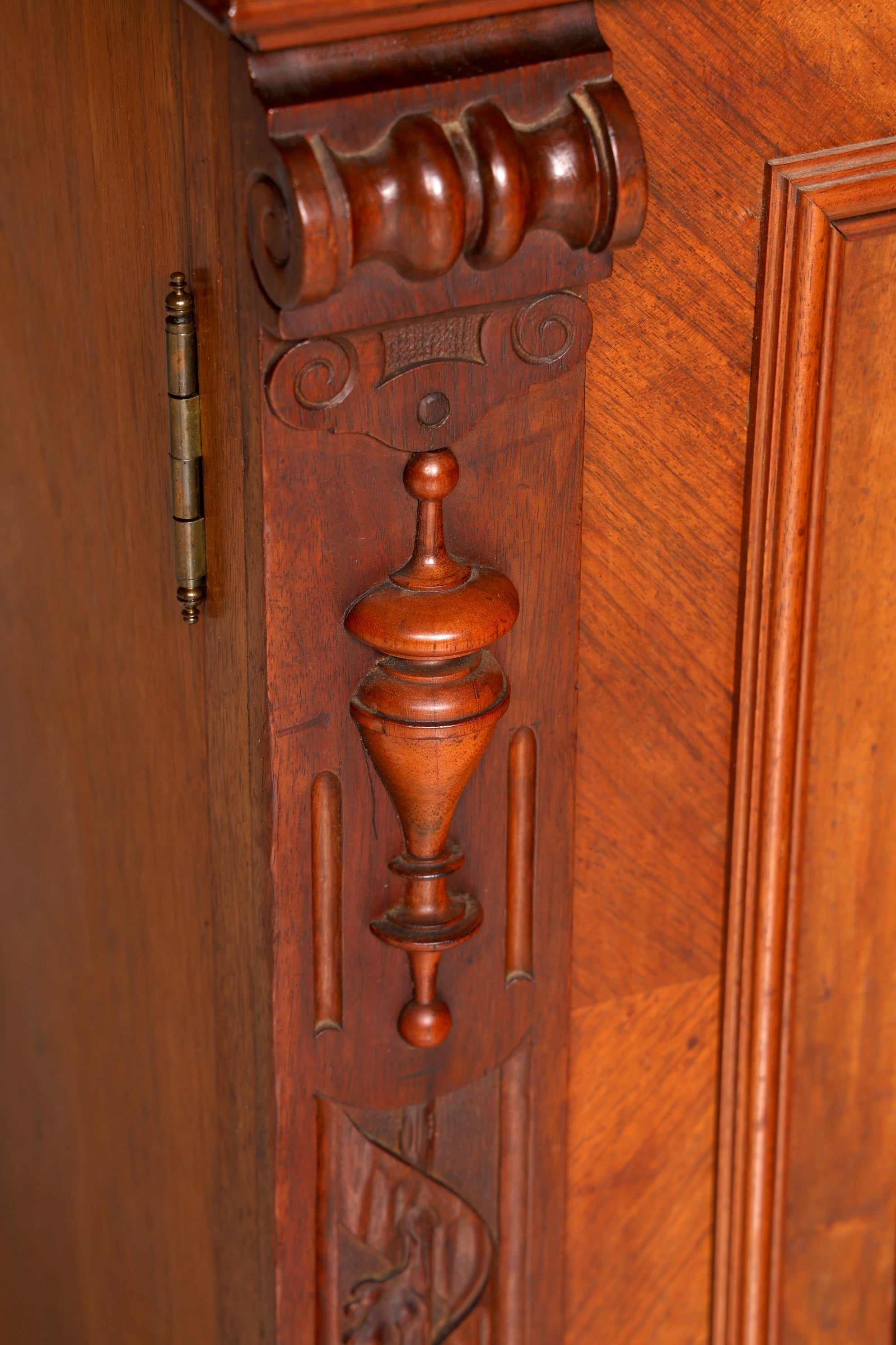 Wunderschöner Gründerzeit Sideboard Antik Nussbaum Schrank Kommode um 1890