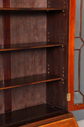 Stilvoller Englischer Sekretär Büro Aufsatzsekretär Antik 60S Vitrinen Schrank UK