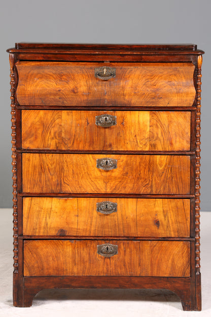 Stilvolle Biedermeier Kommode Louis Philippe Antik Schubladen Kommode Wäschekommode