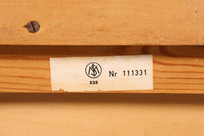 Traumhafter Mid Century Rollladen Sekretär echt Holz Büro Schrank Vintage Schreibkommode