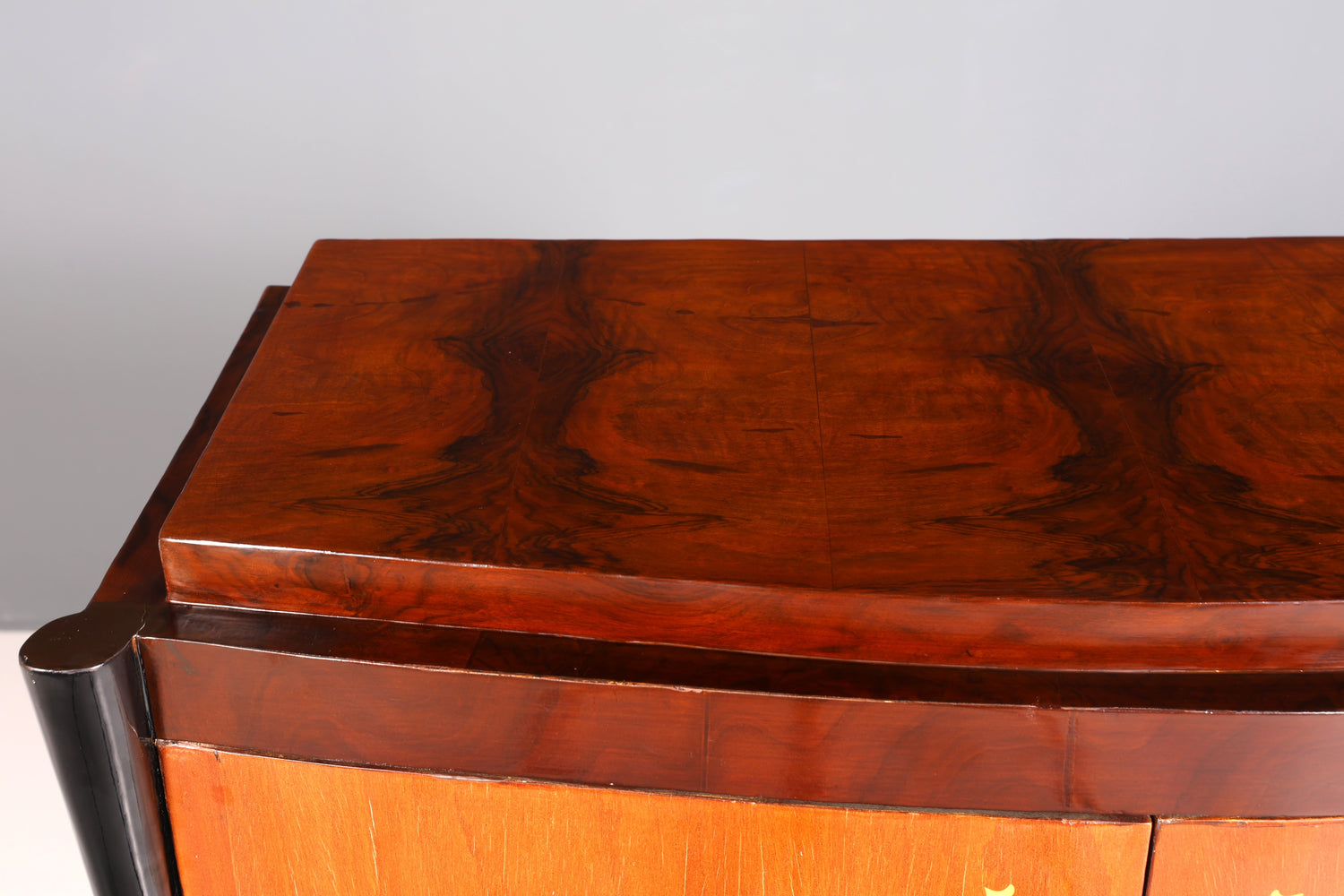 Art Deco Stil Highboard Schrank Kommode Vertiko Cabinet Sun