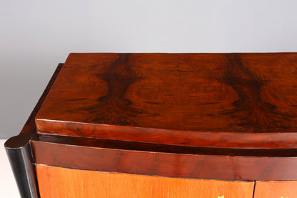 Art Deco Stil Highboard Schrank Kommode Vertiko Cabinet Sun