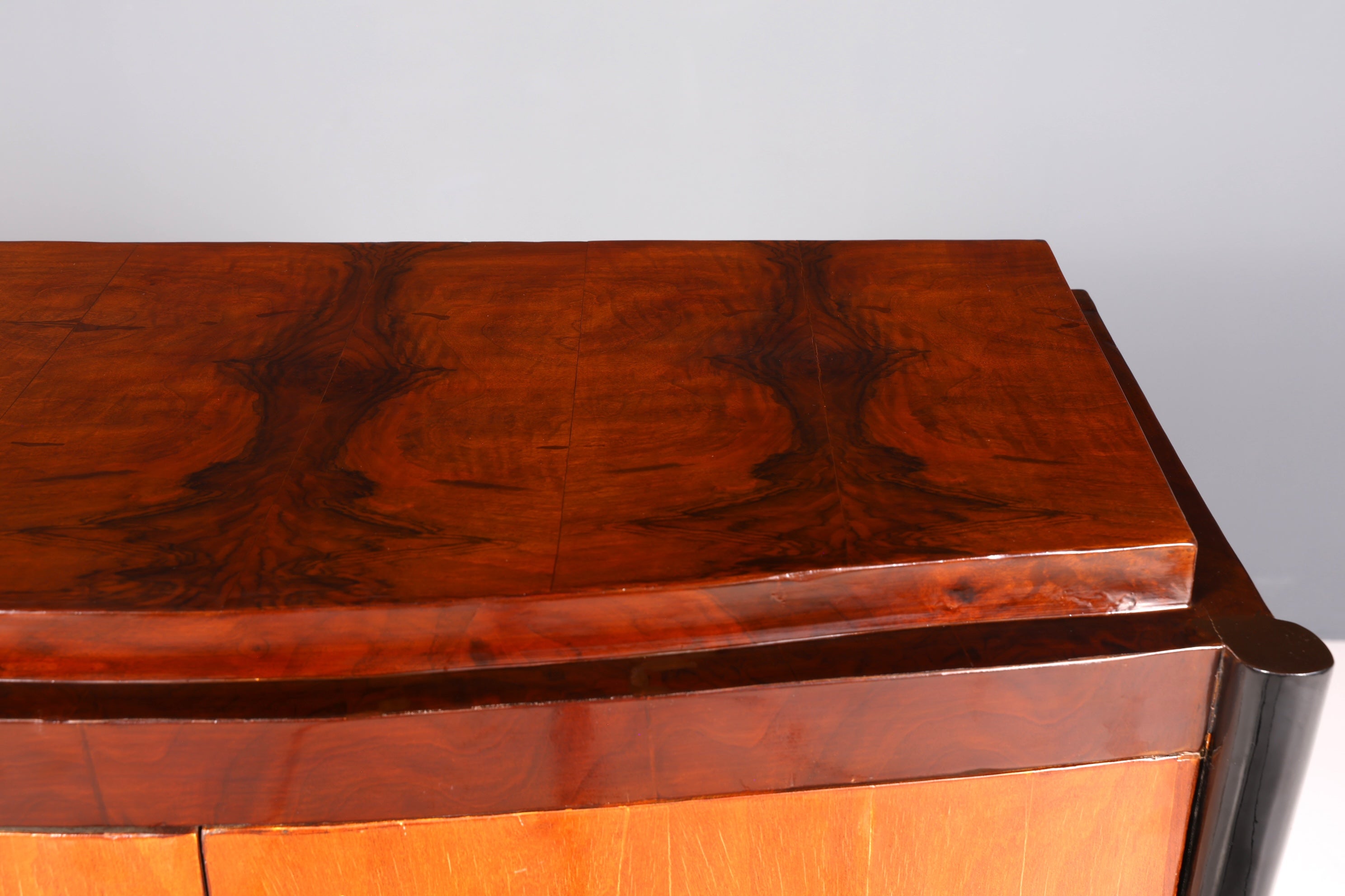 Art Deco Stil Highboard Schrank Kommode Vertiko Cabinet Sun