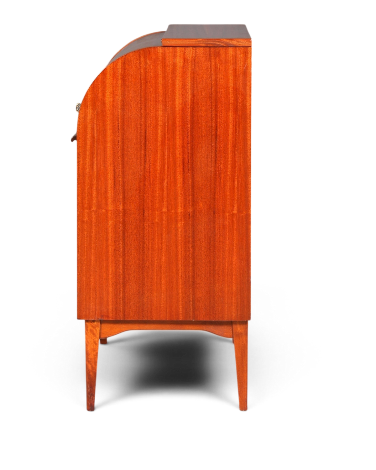 Wunderschöner Mid Century Rollladen Sekretär echt Holz Büro Schrank Vintage Schreibkommode