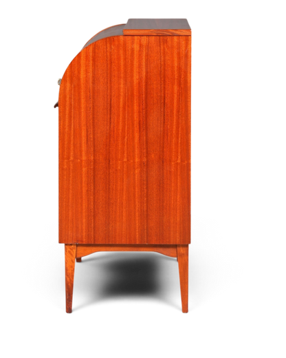 Wunderschöner Mid Century Rollladen Sekretär echt Holz Büro Schrank Vintage Schreibkommode