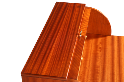 Wunderschöner Mid Century Rollladen Sekretär echt Holz Büro Schrank Vintage Schreibkommode