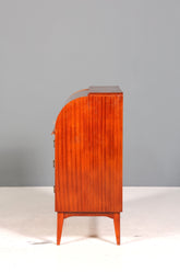 Traumhafter Mid Century Rollladen Sekretär echt Holz Büro Schrank Vintage Schreibkommode