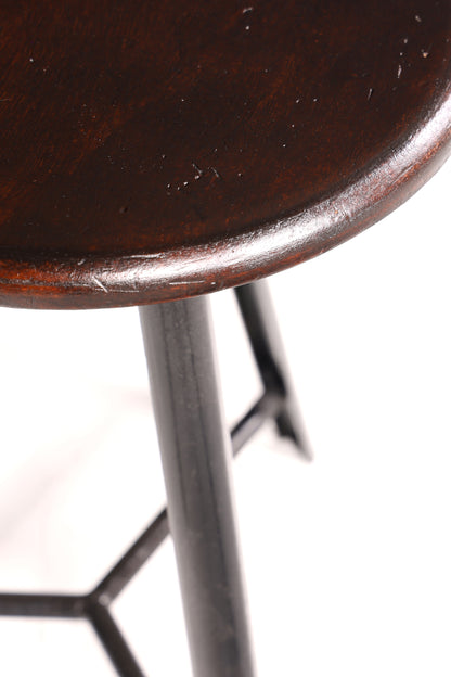 Wunderschöner Mid Century Hocker Bistro Hocker Vintage Industrial Stil Stuhl 60s