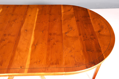 Traumhafter Englischer Tisch ausziehbarer Esstisch Antik Stil 60s Regency Küchentisch Eibe