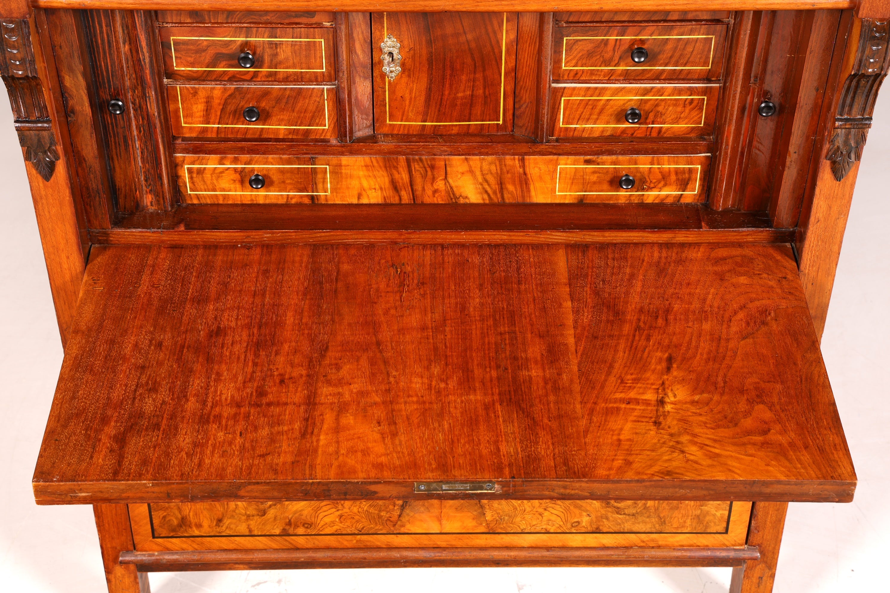 G517 Finish cm Wunderschöner Gründerzeit Sekretär Kommode Jugendstil Schubladenkommode Antik Vertiko (Kopie)
