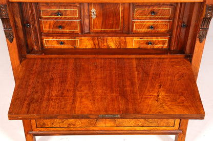 G517 Finish cm Wunderschöner Gründerzeit Sekretär Kommode Jugendstil Schubladenkommode Antik Vertiko (Kopie)