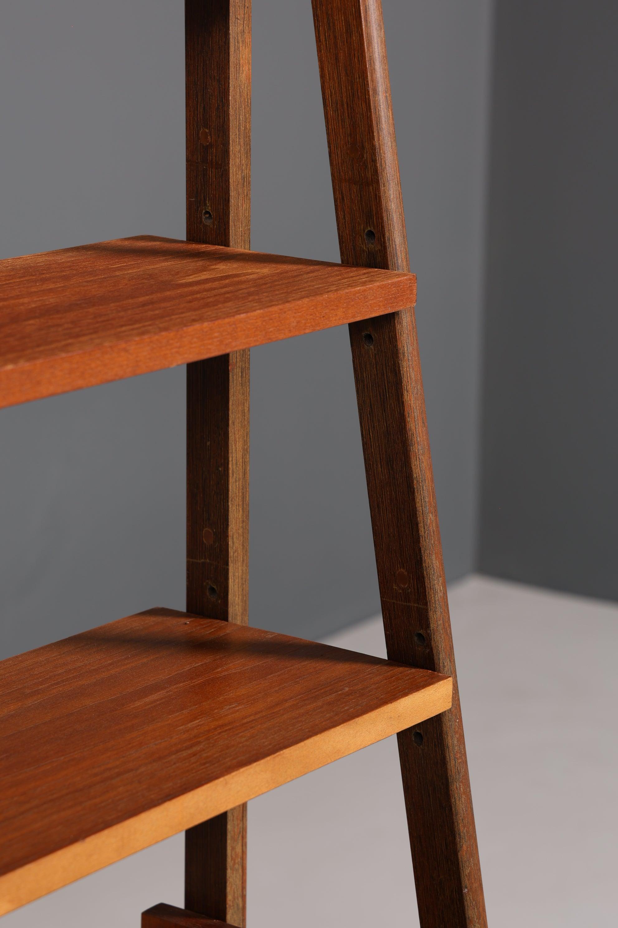 Wunderschönes Mid Century Regal Schrank Vintage echt Holz Bücherregal Retro Kommode