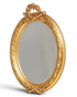 Stilvoller Ovaler Prunk Barock Stil Wandspiegel Ornamenten Gold Spiegel Flurspiegel
