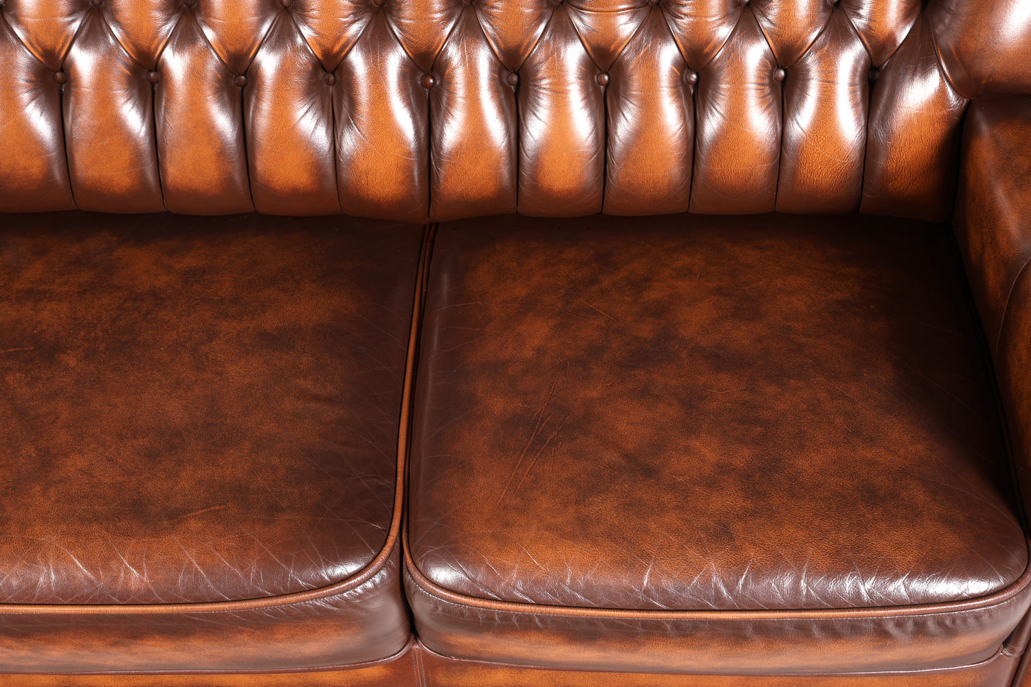 Wunderschönes Original Chesterfield Sofa 3- Sitzer echt Leder Couch Englisch