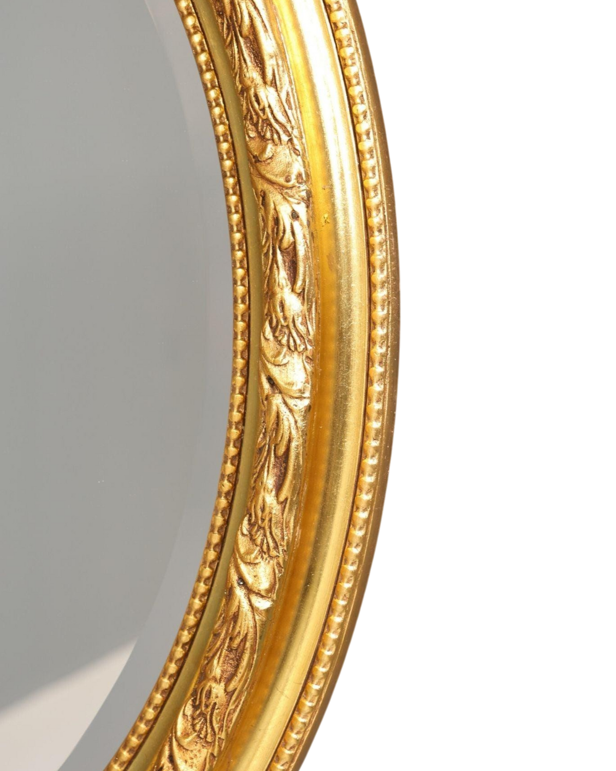 Stilvoller Ovaler Prunk Barock Stil Wandspiegel Ornamenten Gold Spiegel Flurspiegel