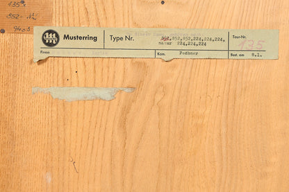 Wunderschönes Original Musterring Regal Mid Century Bücherregal Retro echt Holz Buchablage 2 von 2