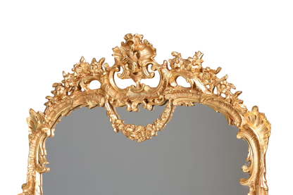Traumhafter Prunk Barock Stil Wandspiegel Ornamenten Gold Spiegel Flurspiegel Spiegel
