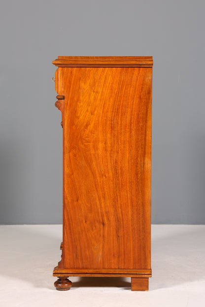 Stilvolle Gründerzeit Kommode Jugendstil Vertiko Schubladenkommode Antik Wäschekommode