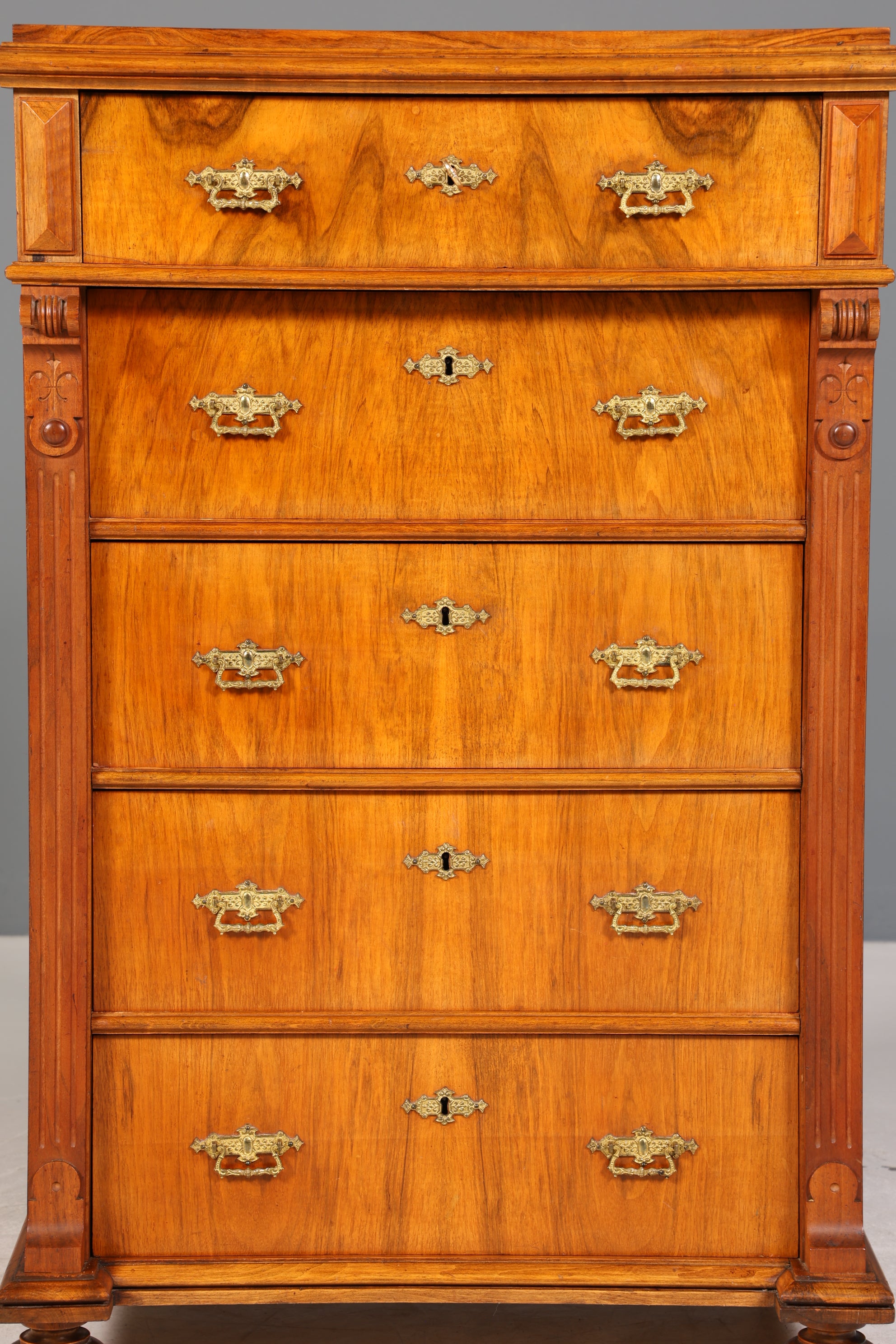 Stilvolle Gründerzeit Kommode Jugendstil Vertiko Schubladenkommode Antik Wäschekommode