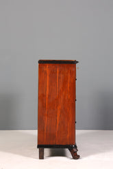 Edle Louis Philippe Kommode um 1880 Biedermeier Antik Mahagoni Sideboard Schubladen Kommode
