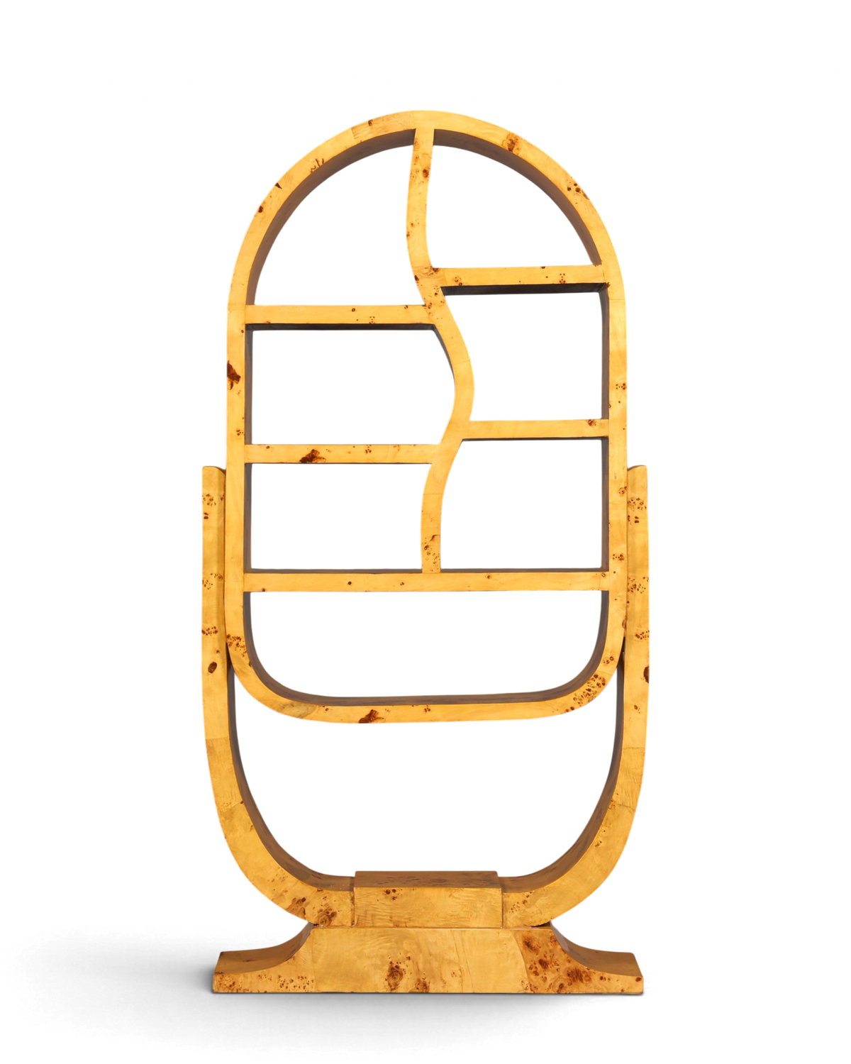 Stilvolles Art Deco Design Bücherregal Kult Regal Bookshelf Buchablage Regal