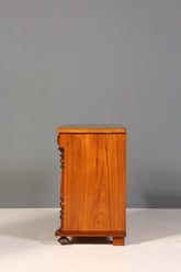 Wunderschöne Gründerzeit Kommode Louis Philippe Vertiko Nussbaum Sideboard um 1880