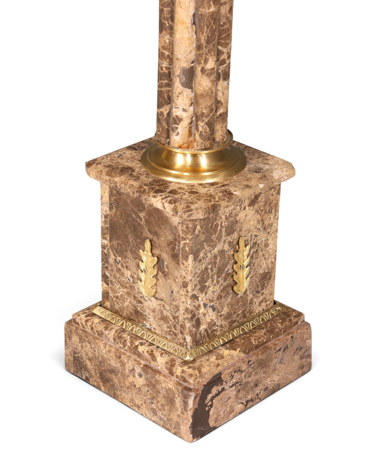 Wunderschöne Barock Stil Säule Louis XV Marmor Blumensäule Naturstein Sockel Ablage