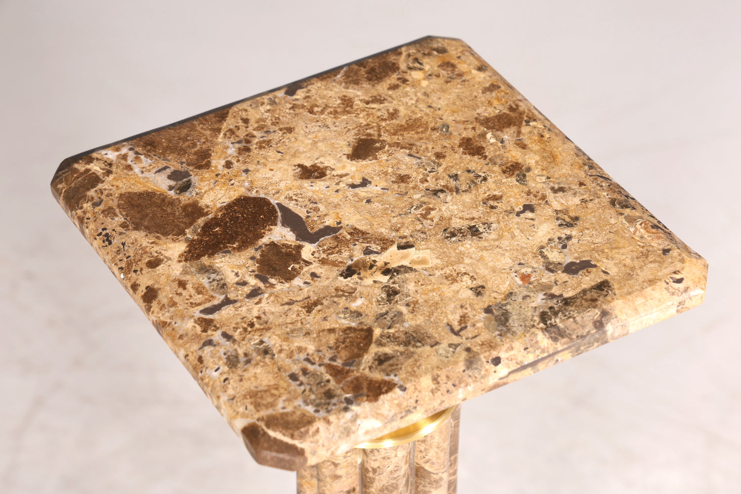 Wunderschöne Barock Stil Säule Louis XV Marmor Blumensäule Naturstein Sockel Ablage