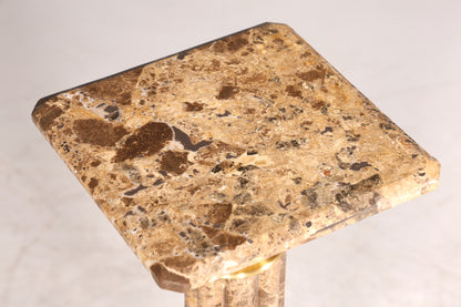 Wunderschöne Barock Stil Säule Louis XV Marmor Blumensäule Naturstein Sockel Ablage